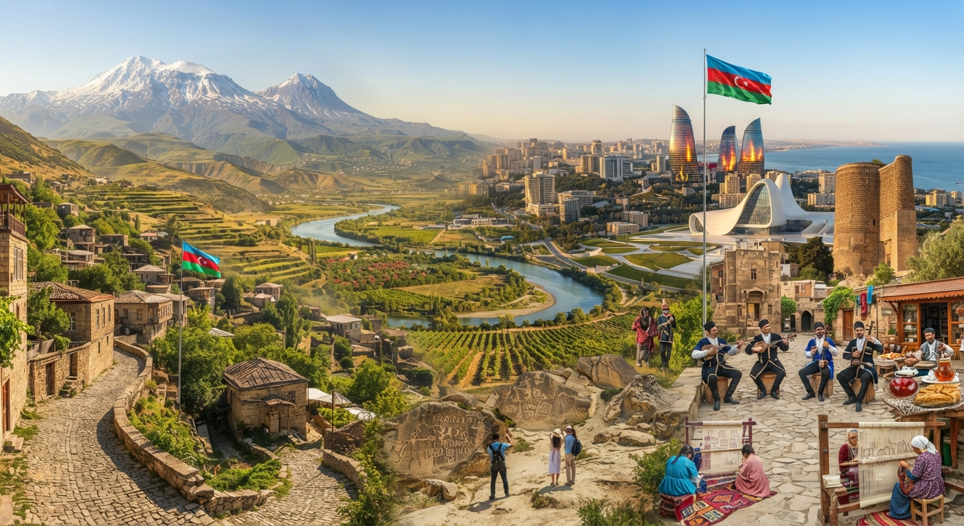 Azerbaycan Gezi Rehberi : Bakü'nün Alev Kulelerinden Kafkasların Şahdağ Zirvesine