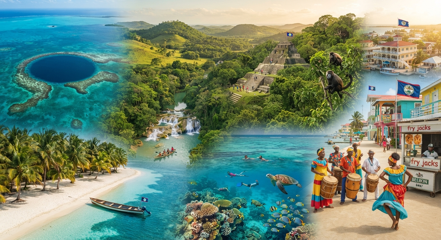 Belize Gezi Rehberi : Büyük Mavi Çukur'dan Kadim Maya Piramitlerine ve Go Slow Huzuruna
