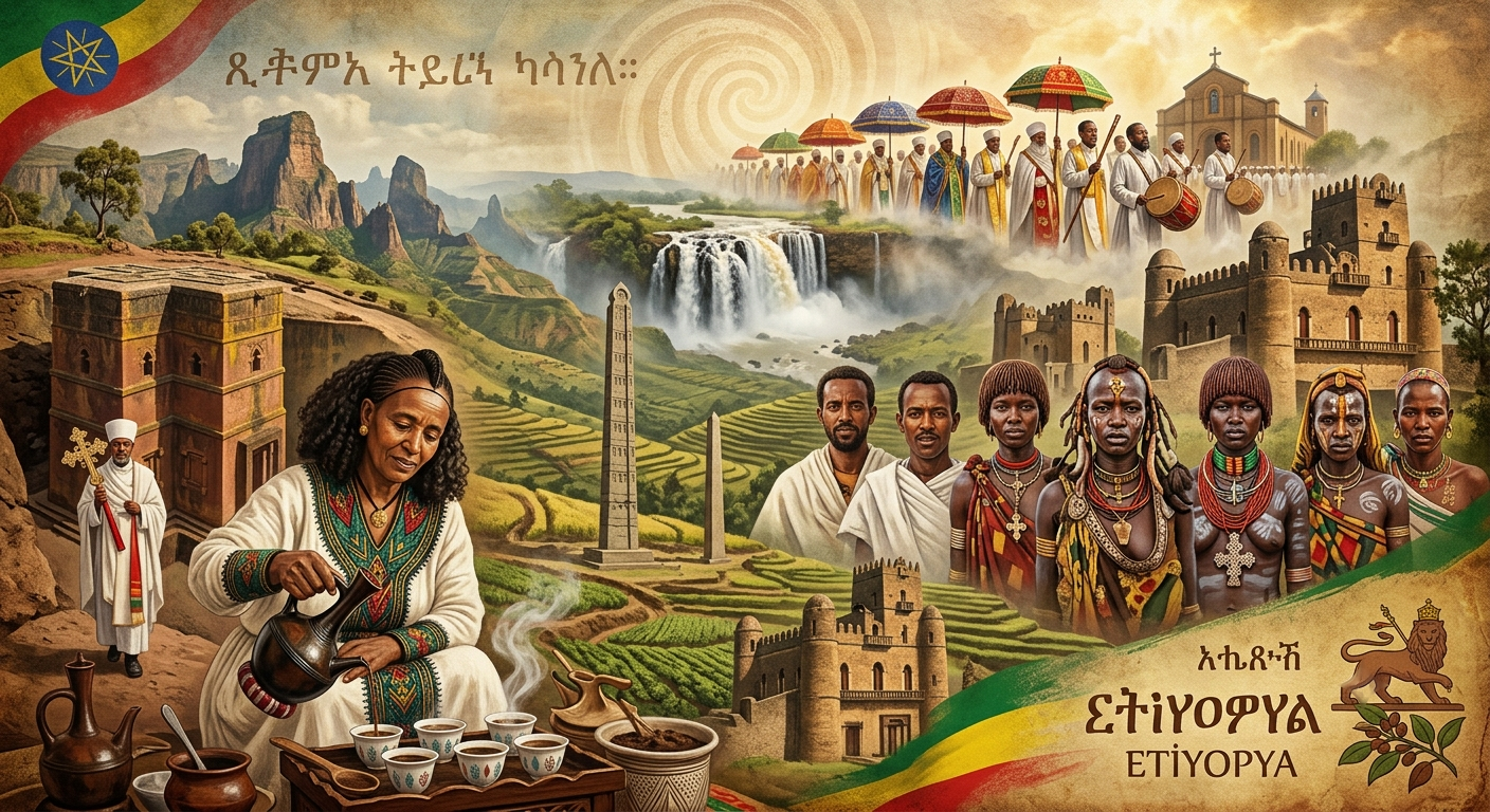 Etiyopya Gezi Rehberi : Lalibela Kaya Kiliselerinden Omo Vadisi Kabilelerine Kadim Miras