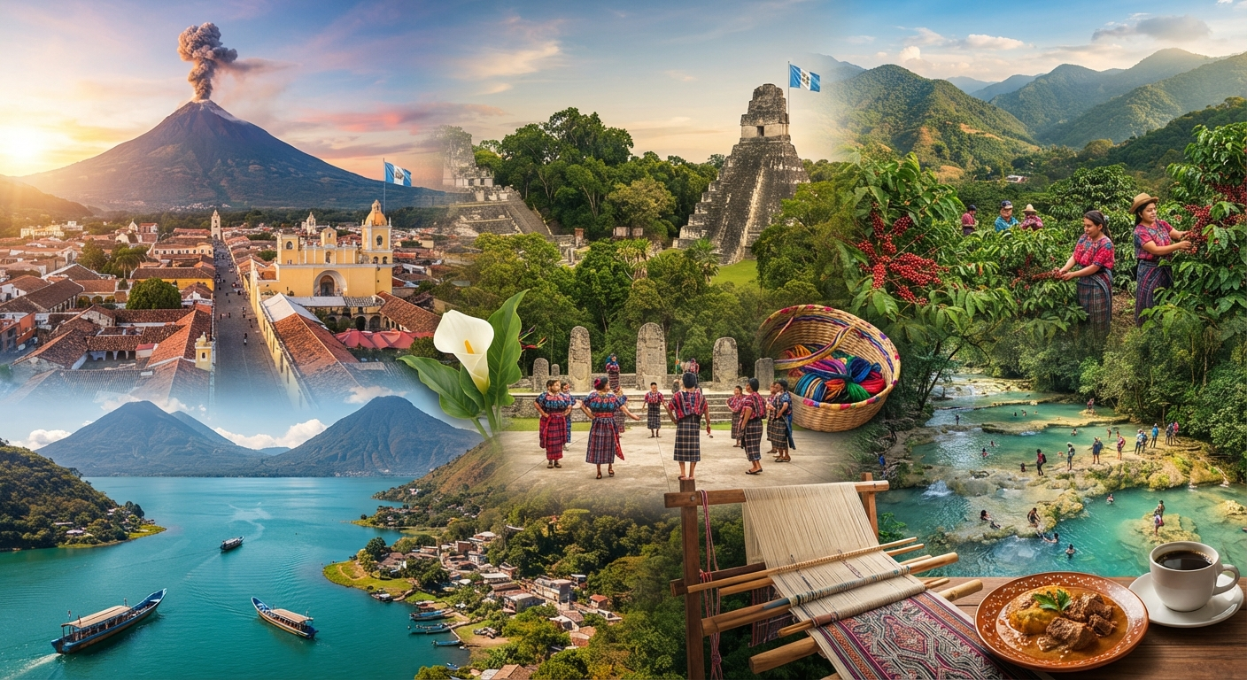 Guatemala Gezi Rehberi : Tikal Maya Piramitlerinden Masalsı Atitlán Gölüne