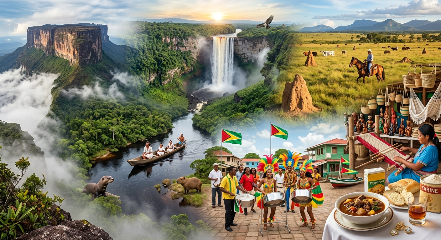 Guyana Gezi Rehberi: El Değmemiş Yağmur Ormanları ve Kaieteur Şelalesi