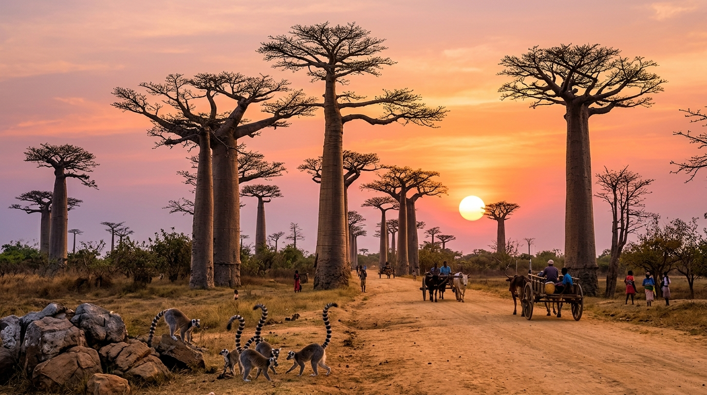 Madagaskar Gezi Rehberi : 8. Kıtada Baobab Yolu ve Lemurlar Ülkesi