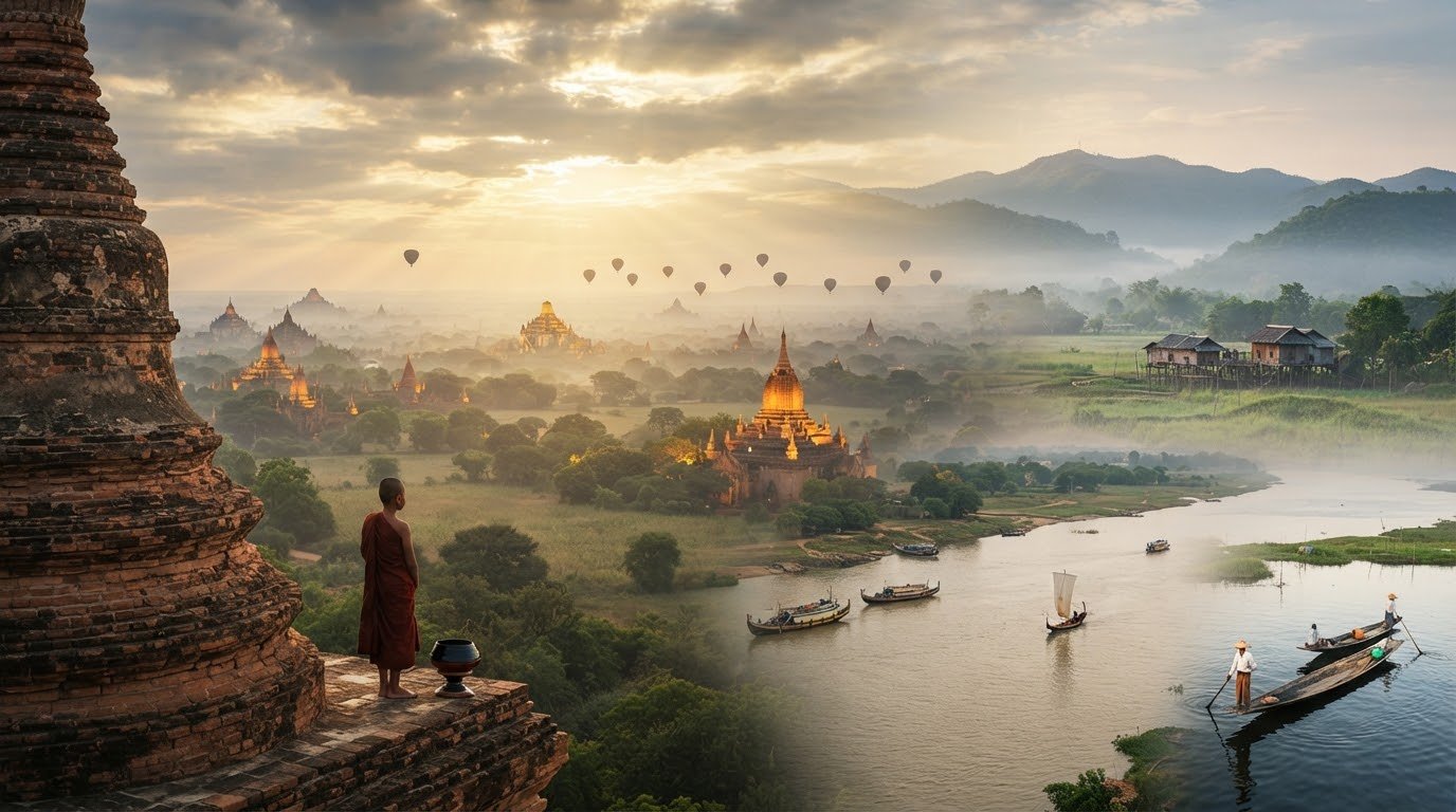 Myanmar Gezi Rehberi : Altın Pagodalar Ülkesi, Bagan Balonları ve İnle Gölü